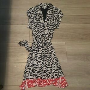Liz Claiborne faux wrap around dress